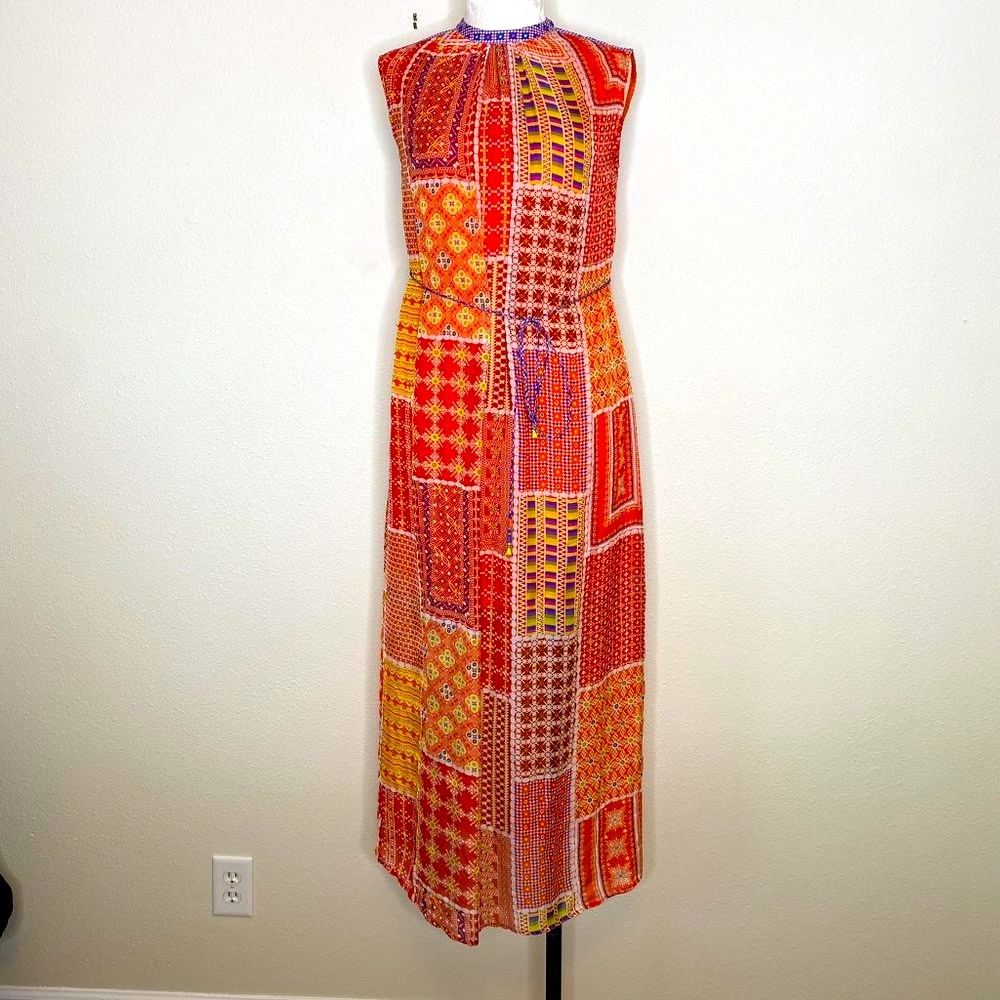 ANTHROPOLOGIE TANVI KEDIA 'Sol Patchwork' Maxi Dress